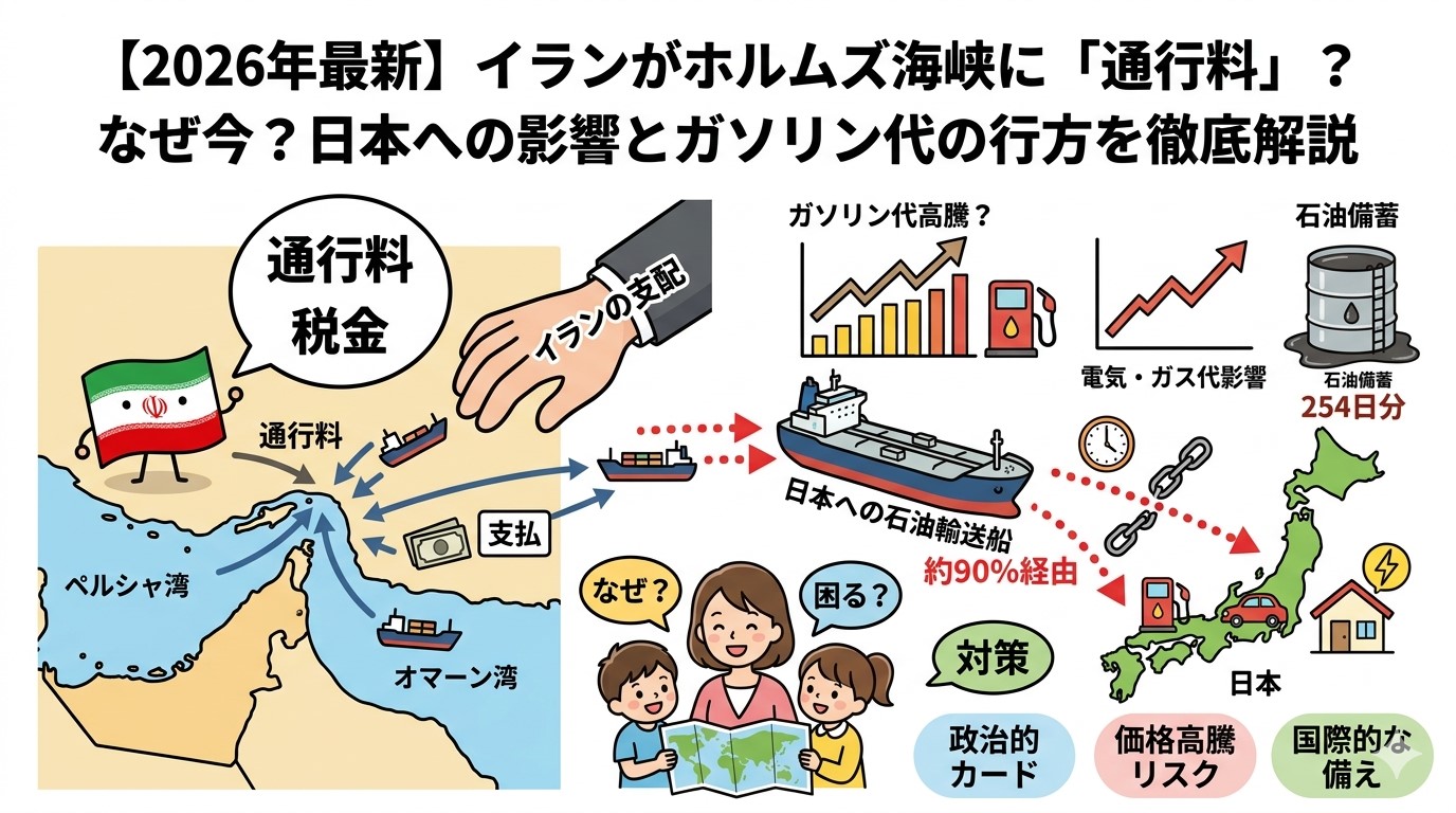 イランがホルムズ海峡に「通行料」