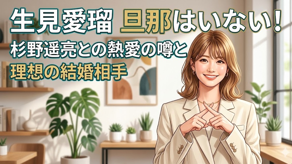 生見愛瑠 旦那