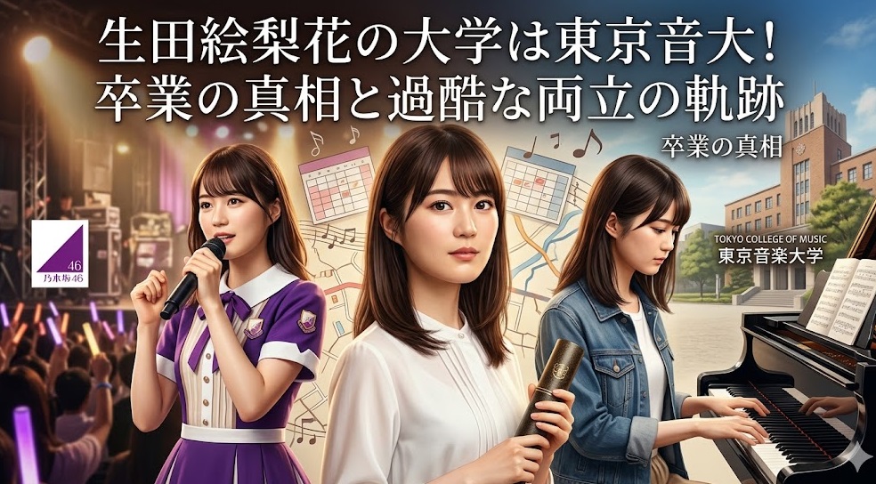 生田 絵梨花 大学