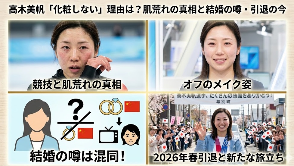 高木美帆　化粧しない