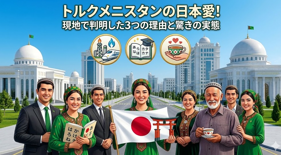 トルクメニスタン 日本愛
